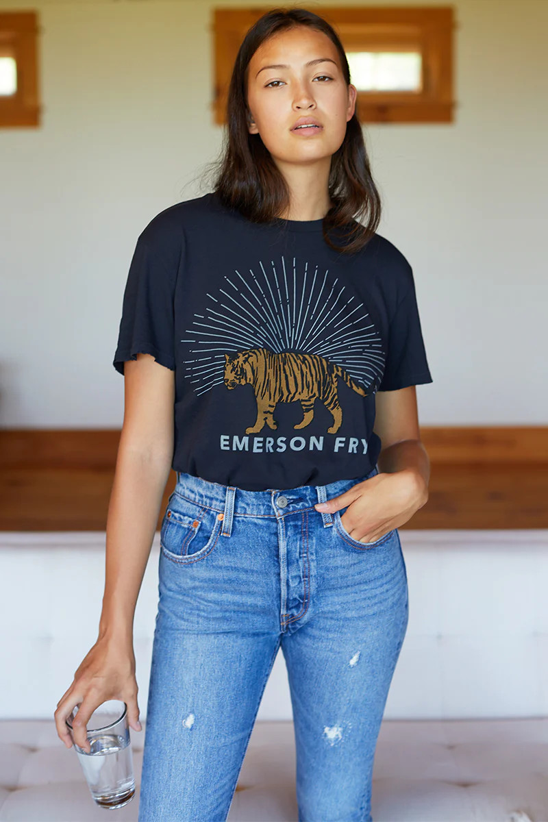 Tiger T-Shirt - Smoke | Emerson Fry