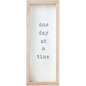 Santa Barbara Design Studio Wooden Wall Sign - Wood Framed Inspirational Indoor Wall Décor, 7" W... | Amazon (US)