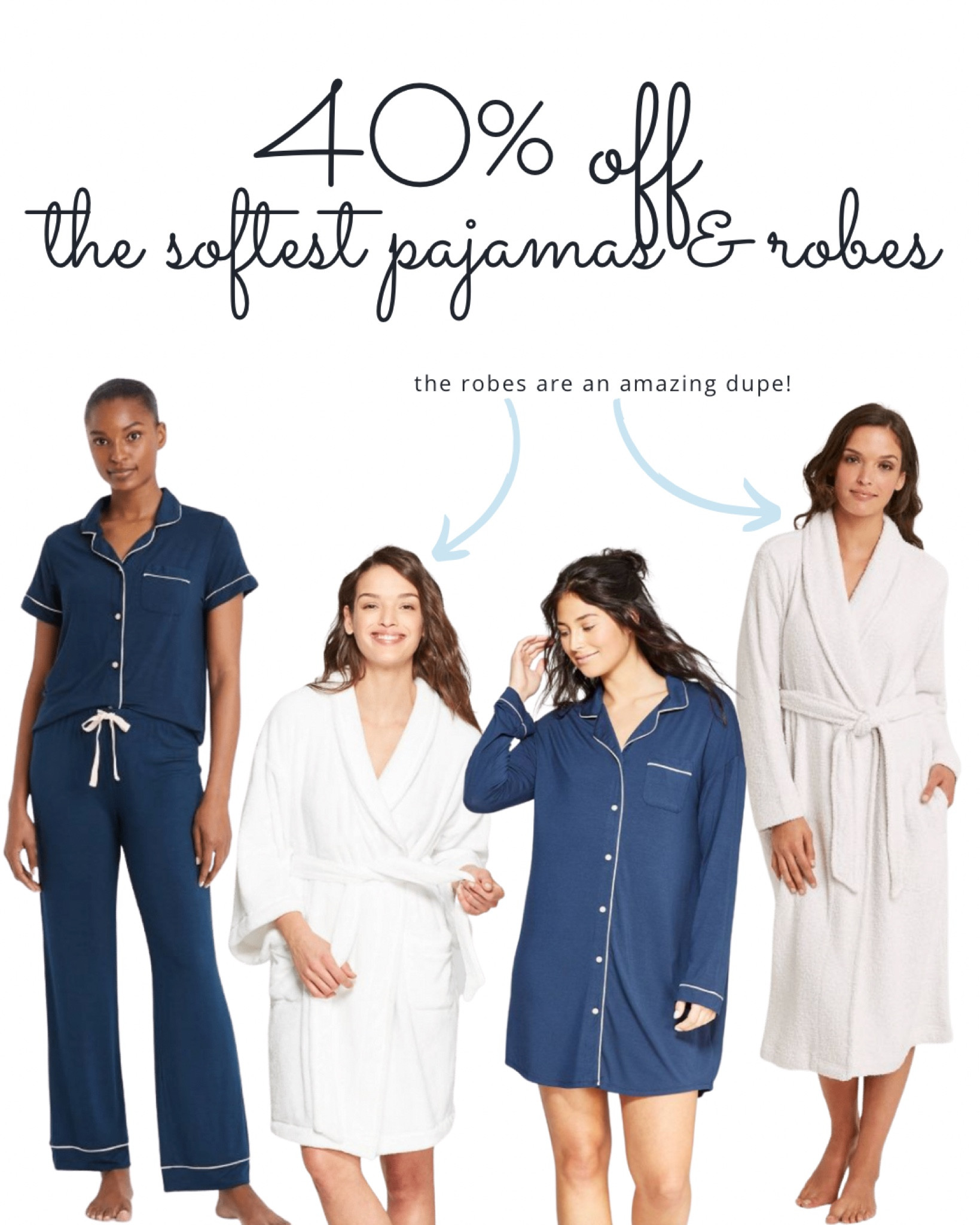 Robe, pajamas, loungewear, pjs, gifts, gifts for her, gifts for mom, gifts for friend

#LTKunder50 #LTKsalealert #LTKHoliday