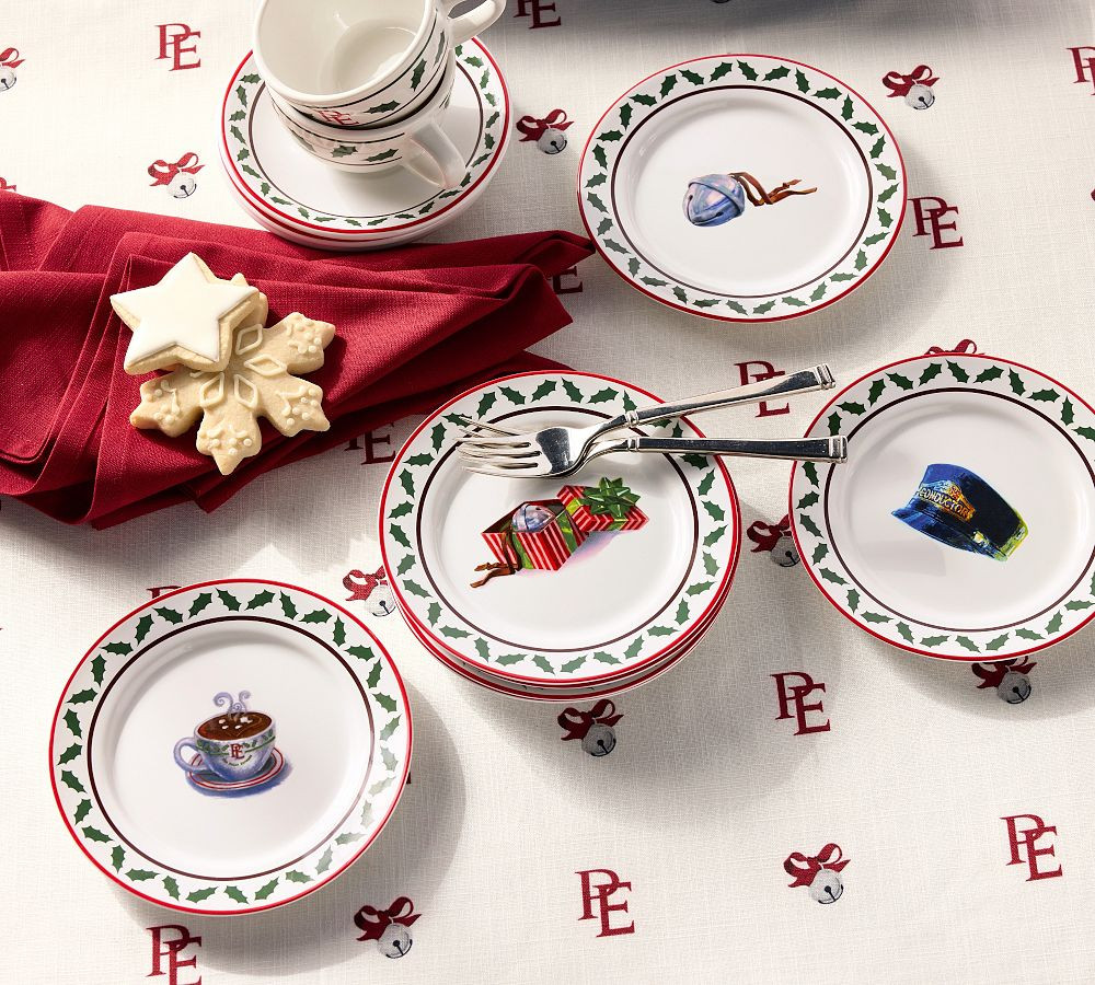The Polar Express™ Stoneware Appetizer Plates - Set of 4 | Pottery Barn (US)