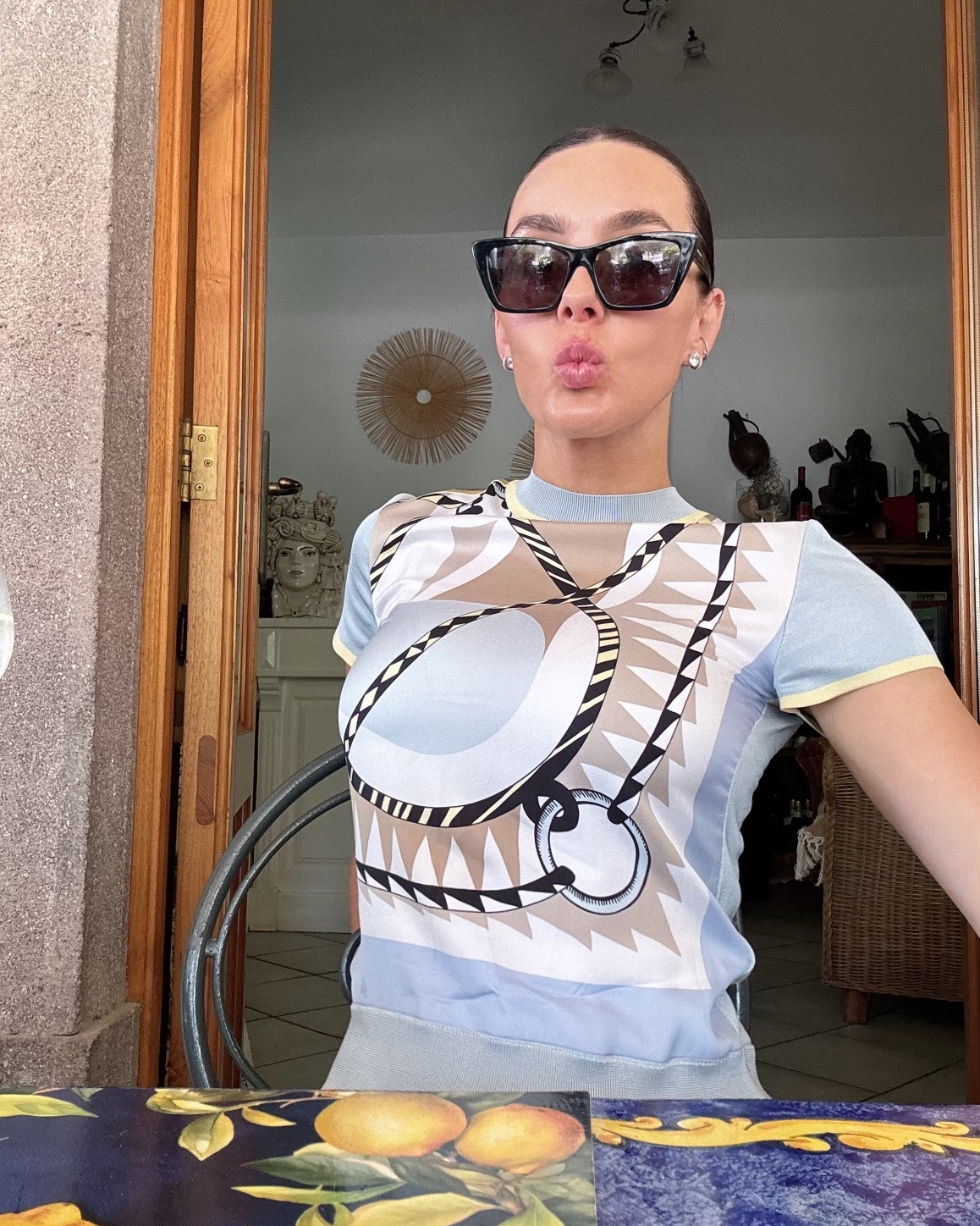 France OOTD 🤍 Top is Hermès but linked similar