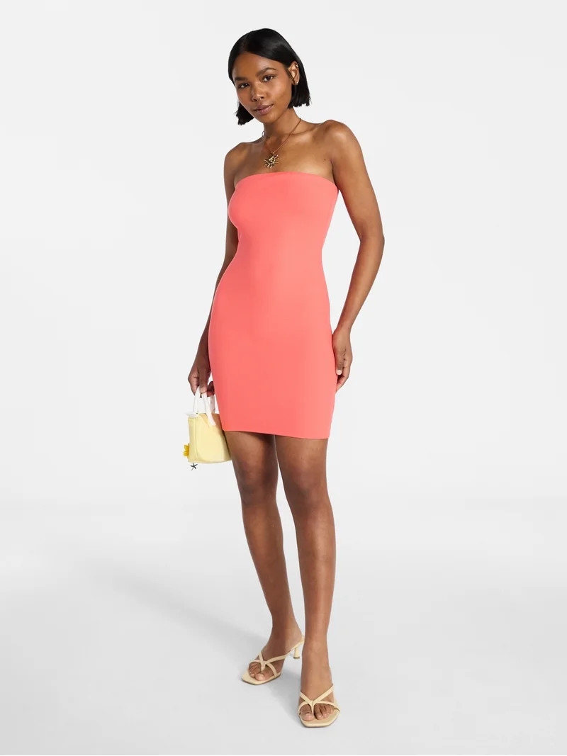 No Boundaries Mini Tube Dress, Women's XXS-XXL | Walmart (US)