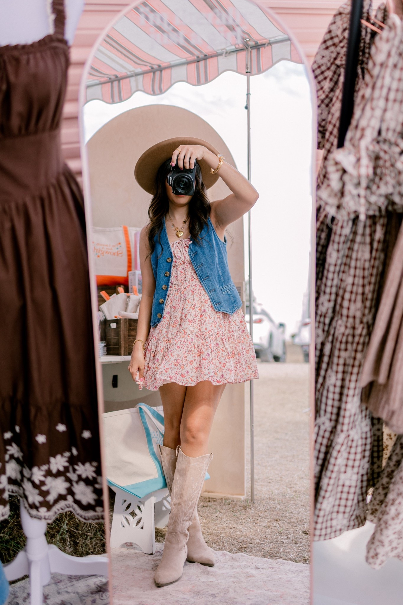 The perfect fall outfit for a day of shopping in Round Top, TX!

Wearing size XXS petite in the dress!

My charm necklace is from @herandreese. 

#LTKSaleAlert #LTKPetite #LTKSeasonal