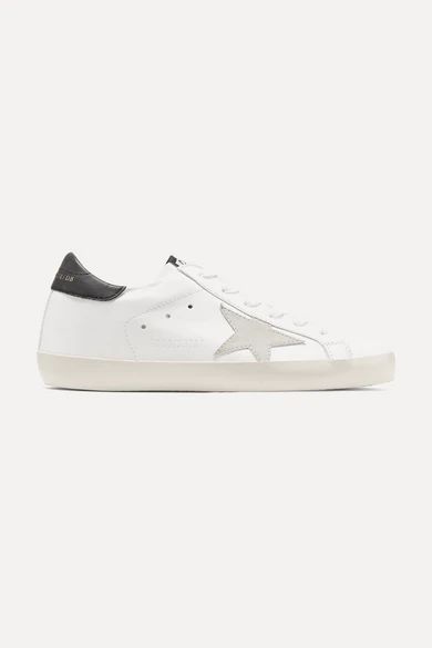 Golden Goose Deluxe Brand - Superstar Leather And Suede Sneakers - White | NET-A-PORTER (US)