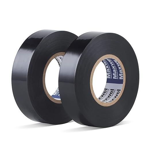 Electrical Tape Vinyl Black - 3/4 IN 65 FT Professional Flame Retardant Waterproof PVC Electrical... | Amazon (US)