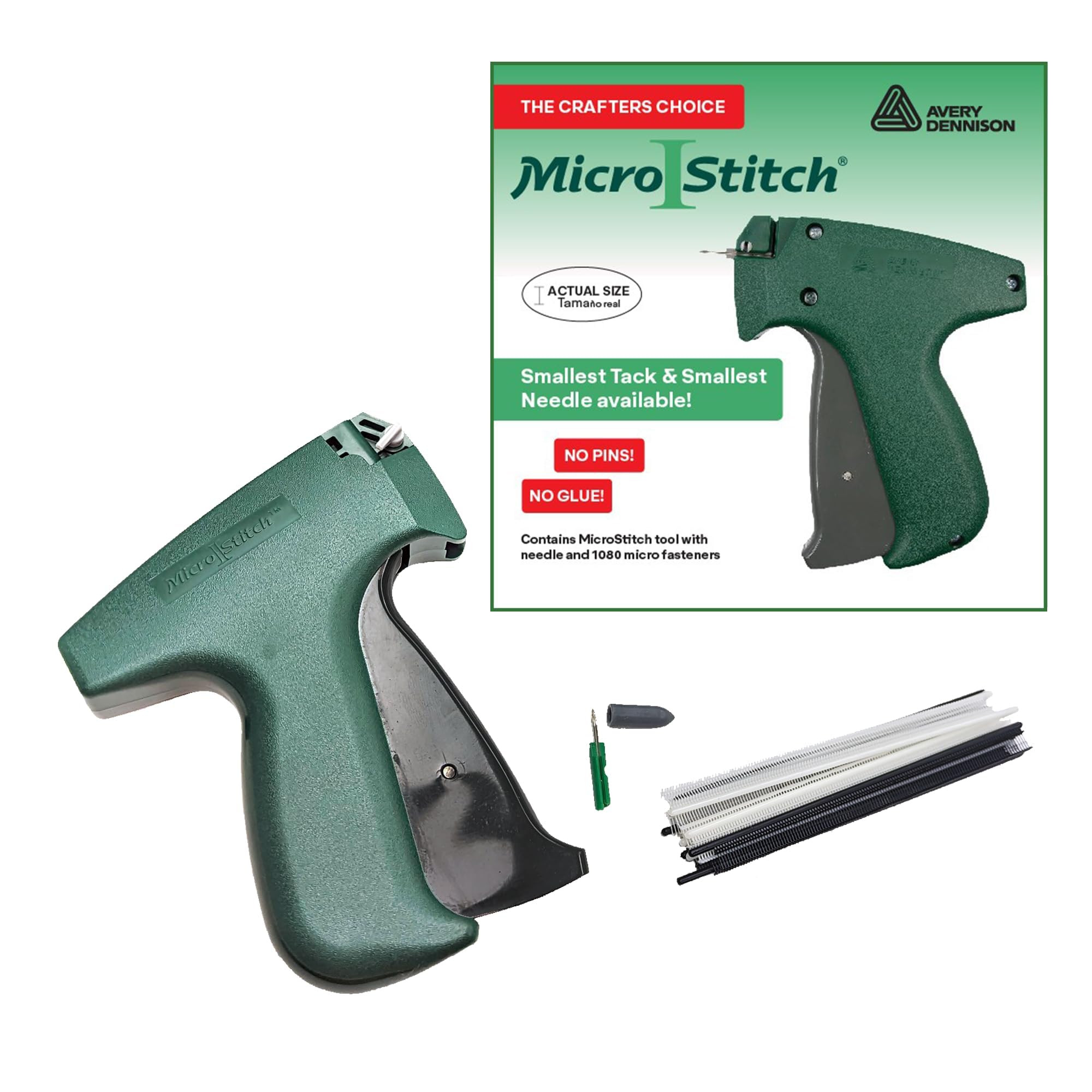 MicroStitch® All‑in‑One Tagging Gun Kit – Ultra‑Fine Needle Tagger with Black/White & Co... | Amazon (US)