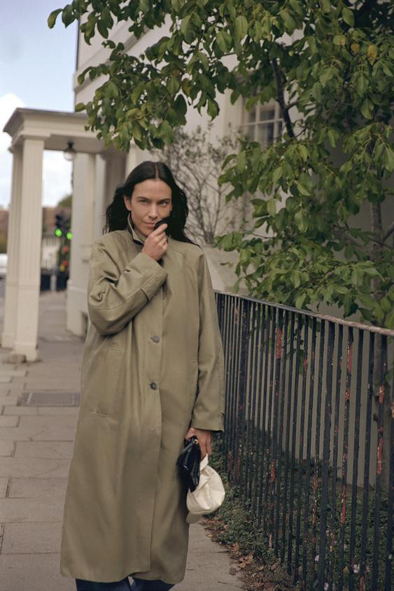 ZW COLLECTION LIMITED EDITION WAXED TRENCH COAT | Zara US