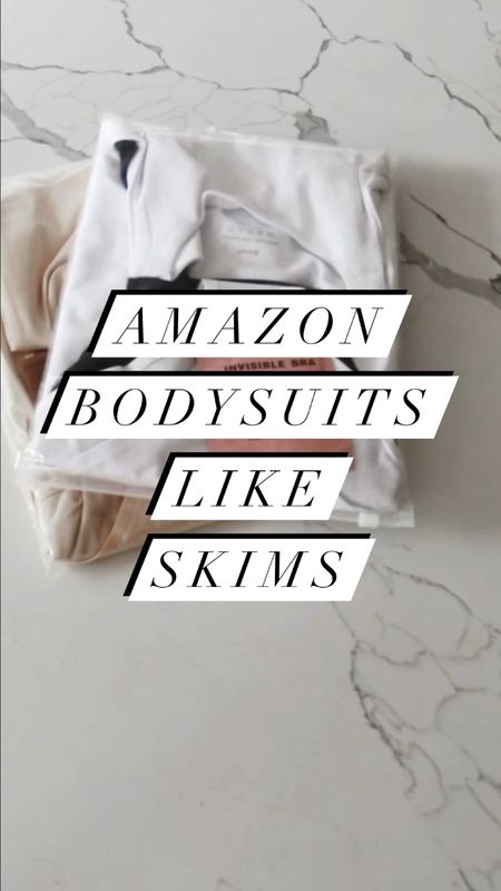 Tap link in bio to shop! Amazon with Skims vibes!!! These Amazon bodysuits are 🧈 BUTTERY soft and sooooo good!!!!🤤😍🤩 Wearing size S in all bodysuits! The colors are black, white, caramel, & nude. 

#LTKunder50 #LTKstyletip