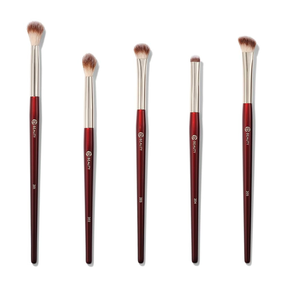BK BEAUTY - Essentials Brush Set (5PC) - Professional Makeup Brushes for Blending, Smudging, & De... | Amazon (US)