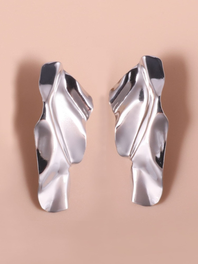 Irregular Metal Earrings | SHEIN