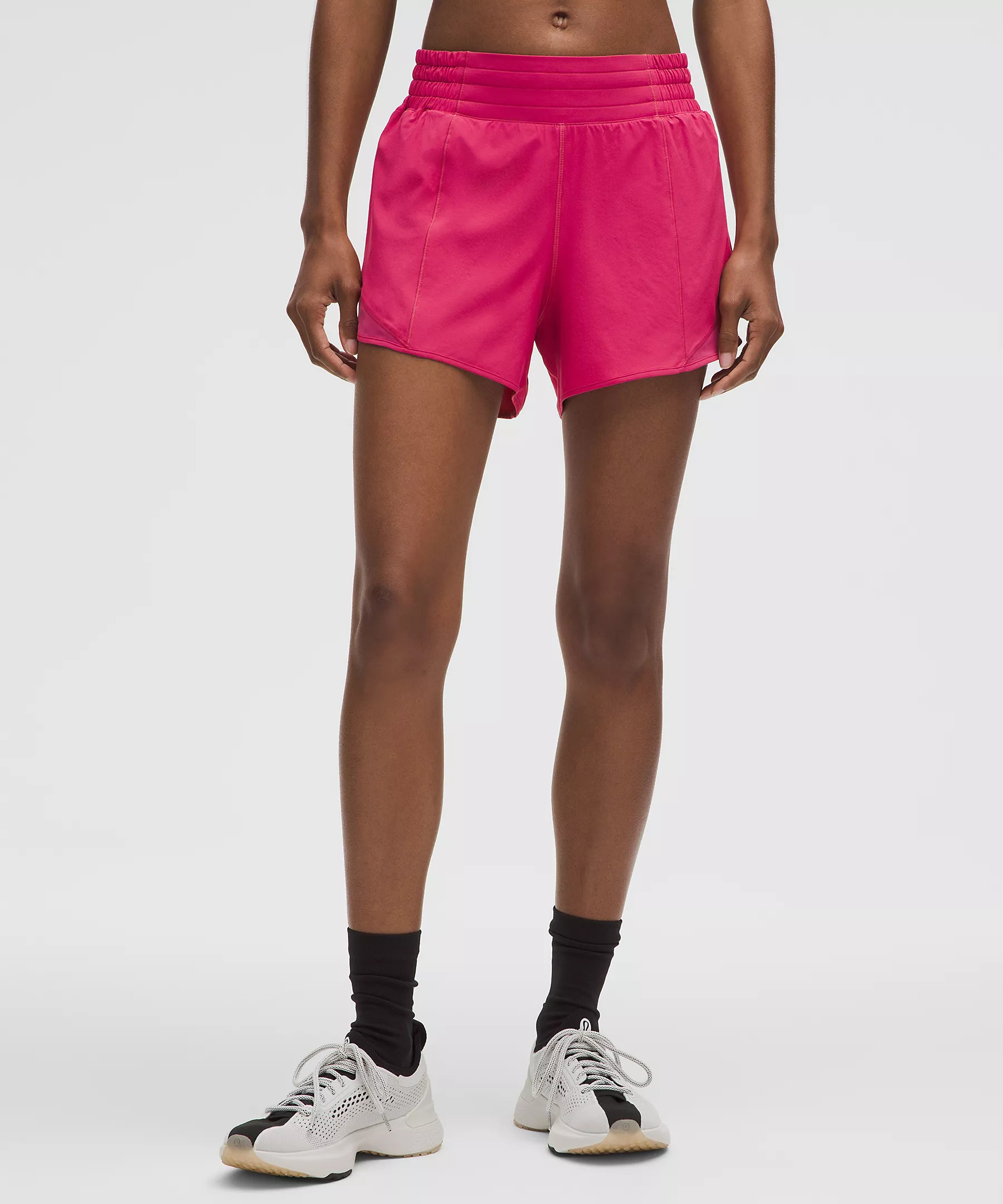 Hotty Hot High-Rise Lined Short 4" | Lululemon (US)