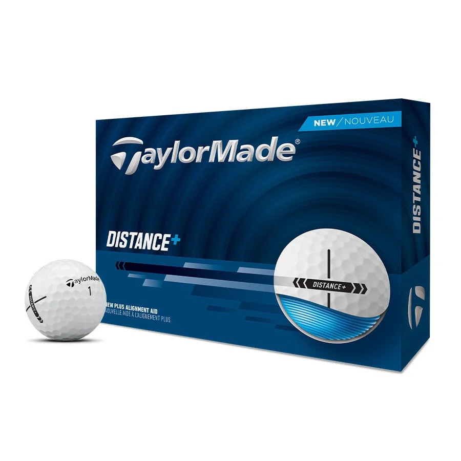 TaylorMade Distance Plus Golf Balls 12pk, White | Walmart (US)