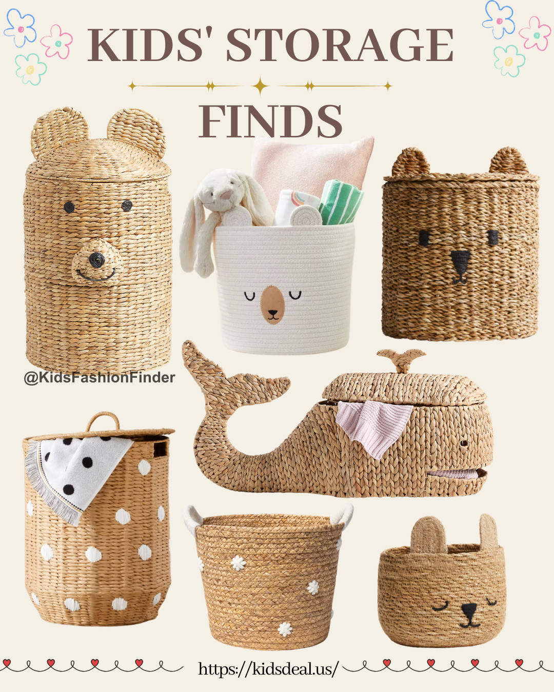 🐳🧺 Kids’ Storage Finds — Cute + Functional!

These woven storage baskets are SO adorable for nurseries & playrooms 💛
Especially loving the Whale Woven Floor Basket 🐋✨

Perfect for hiding away:
🧸 small toys
🍼 diapers
🧦 socks
…and all the little kid clutter 🙌

Cute enough to match your decor while keeping everything tidy 😍

#KidsRoomDecor #NurseryDecor #StorageBasket #PlayroomOrganization #MomFinds #HomeOrganization #WhaleBasket #NurseryStyle #KidsStorage #TargetFinds 🧺💛

#LTKmomlife #LTKHome #LTKKids