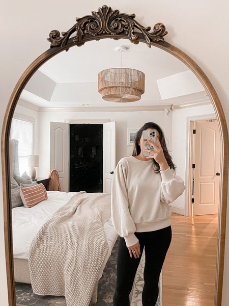 Cozy sweater, bedding, bedroom lighting 

#LTKunder50 #LTKhome #LTKfamily