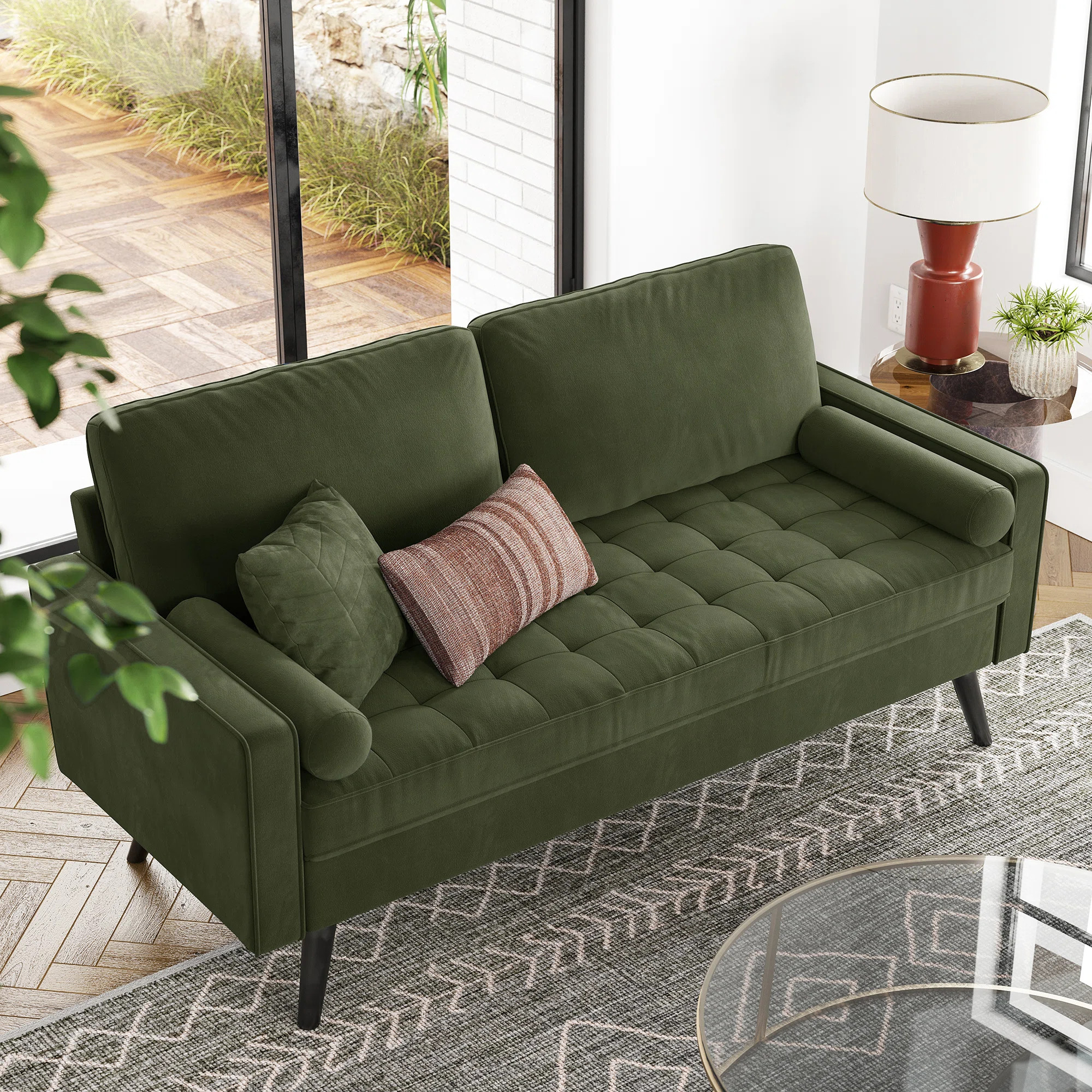 Brumback 69.7'' Velvet Sofa | Wayfair North America