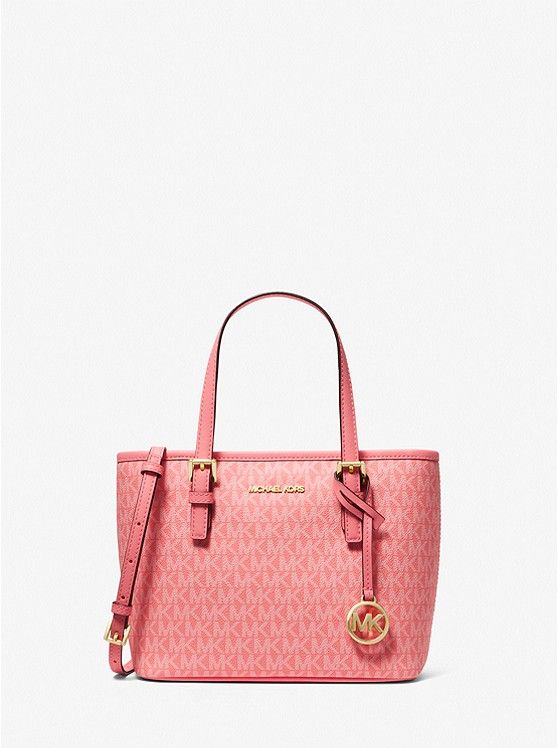 Jet Set Travel Extra-Small Logo Top-Zip Tote Bag | Michael Kors US