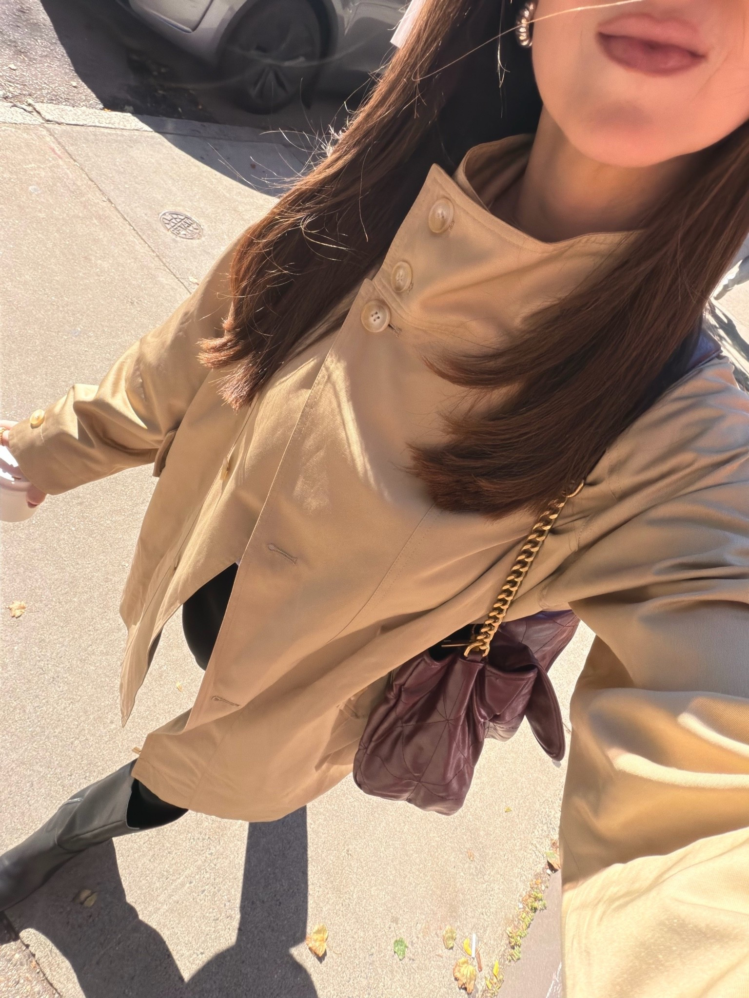 Transitional outfit — this chic funnel neck trench! 
Trench: true to size 
T shirt: true to size 
Boots: sized up half a sized

#LTKootd #LTKOver40 #LTKSeasonal