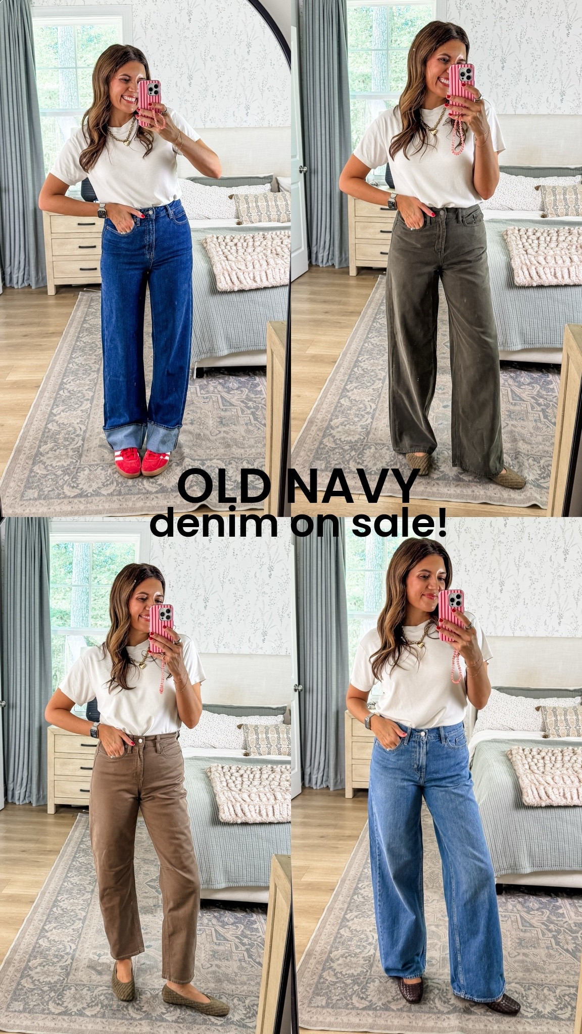 Last chance for 40% off our favorite old navy jeans!! I’m 5’7” in a size 4 tall in all except the medium wash blue (2 tall).

#LTKTall #LTKOver40 #LTKSaleAlert