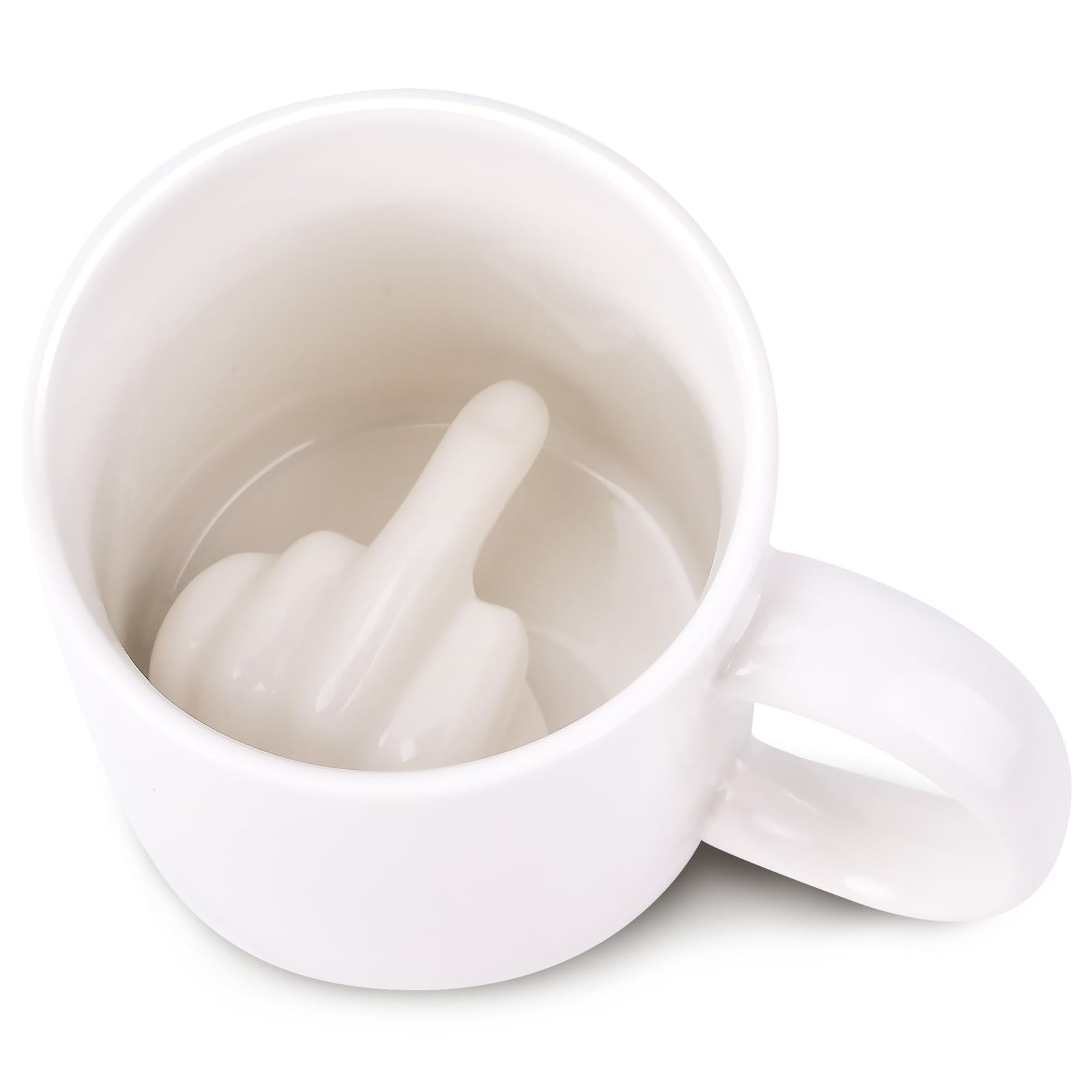 Secret Santa Gifts for Men,Christmas Funny Gifts for Men Him,11OZ 3D Middle Finger Funny Mug,Chri... | Amazon (UK)