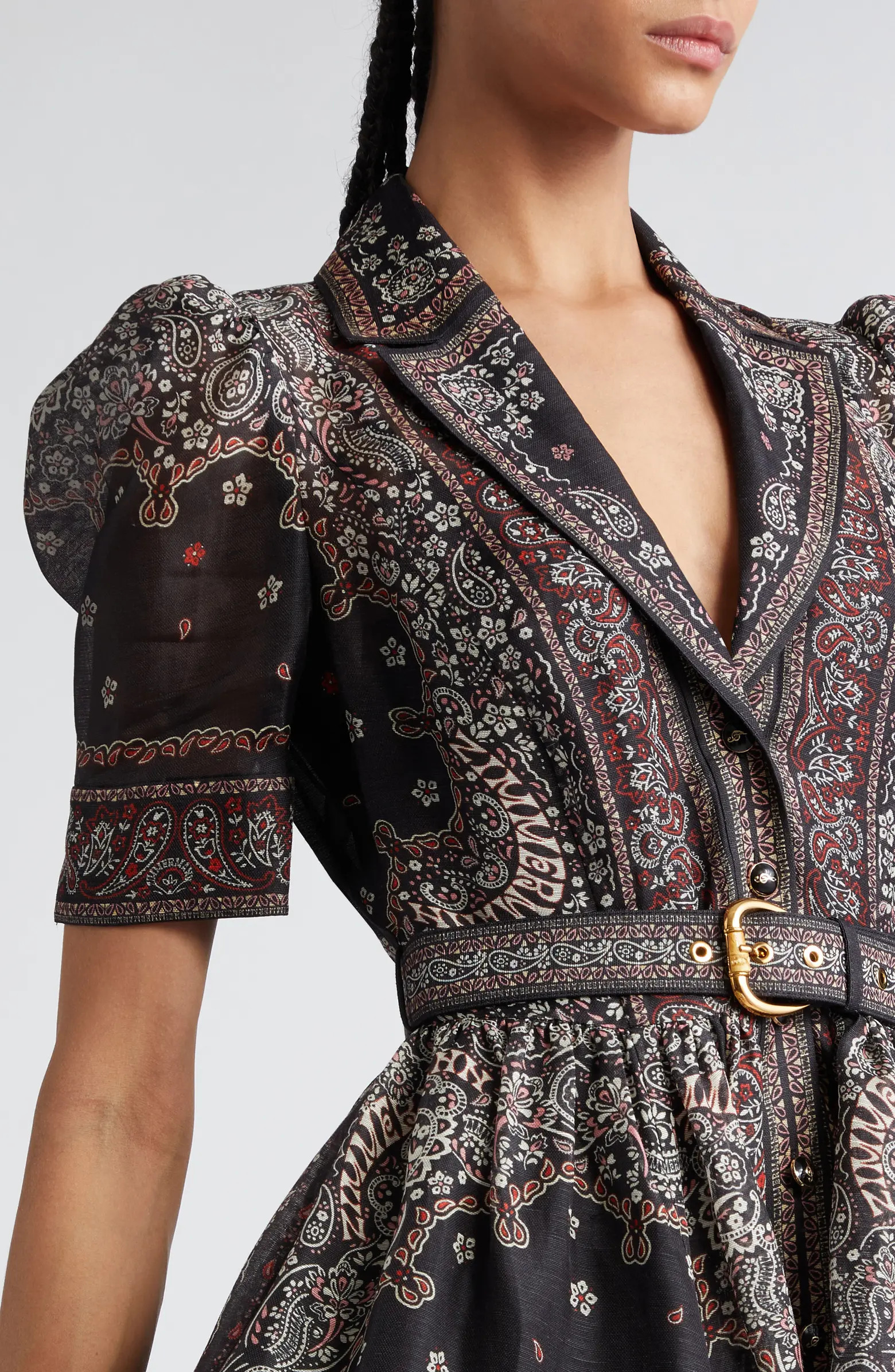 Zimmermann Matchmaker Bandana Print Organza Shirtdress | Nordstrom | Nordstrom