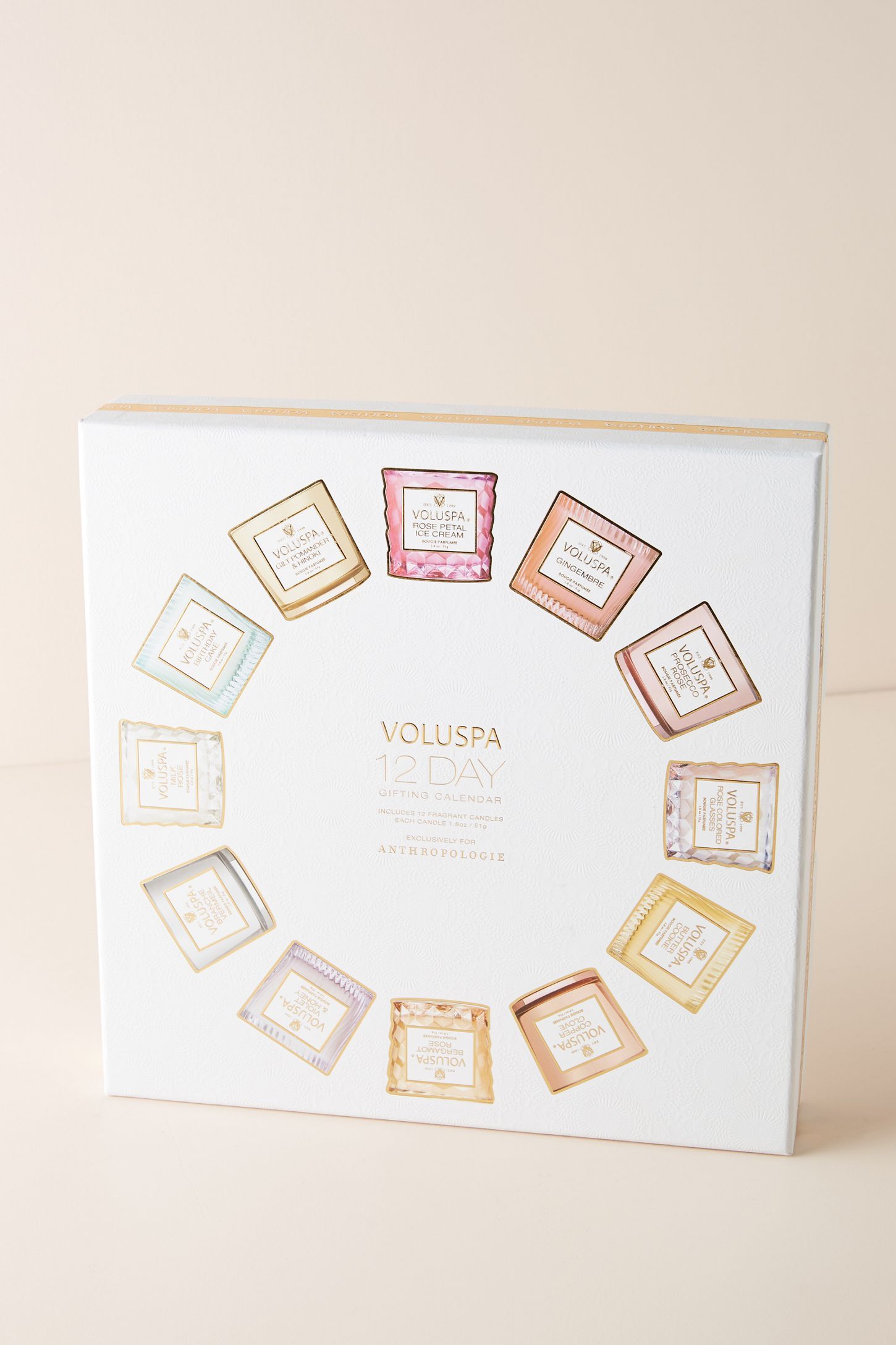 Voluspa 12 Days of Gifting Candle Set | Anthropologie (US)