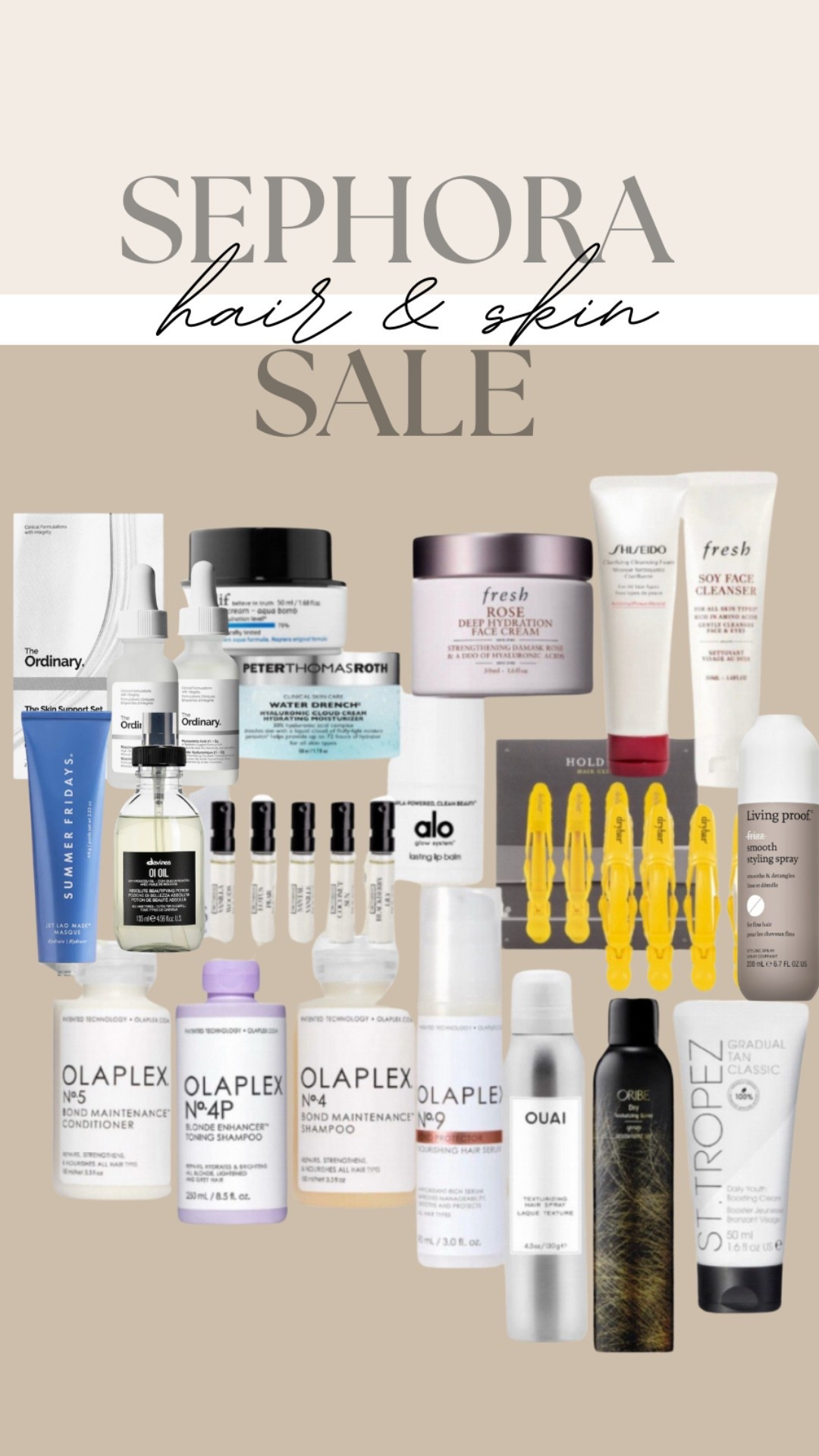 My top favorites I use daily + have previously tried! Sephora 30% sale ends 4/14!💄CODE: SAVEMORE 

#sephora #sephoramakeup #sephorasale #sephorapicks #toppicks #sephorafavorites #sephoratoppicks 
#giftideasforher #giftideasformom #salefinds #photofinishprimer #sephorasaleevent #peterthomasroth #skincare #haircare #hairproducts #beautytravel #travelessentials #mothersday #mothersdaygifts #bestofskin #beautyfavorites #hairclips #oribe #texturizingspray #philosophy #sttropeztanninglotion #tanninglotion #sttropez #summerfridays #sephoradeals 

#LTKFindsUnder50 #LTKBeauty #LTKSaleAlert