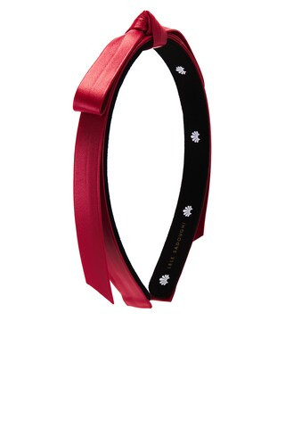 Bardot Faux Leather Headband in Lipstick Red | Revolve Clothing (Global)