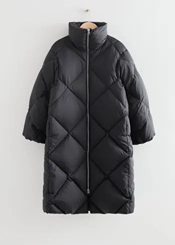Diamond Padded Puffer Coat | & Other Stories US