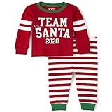 The Children's Place Boys' Unisex Baby and Toddler Matching Family Team Santa Snug Fit Cotton Pajama | Amazon (US)