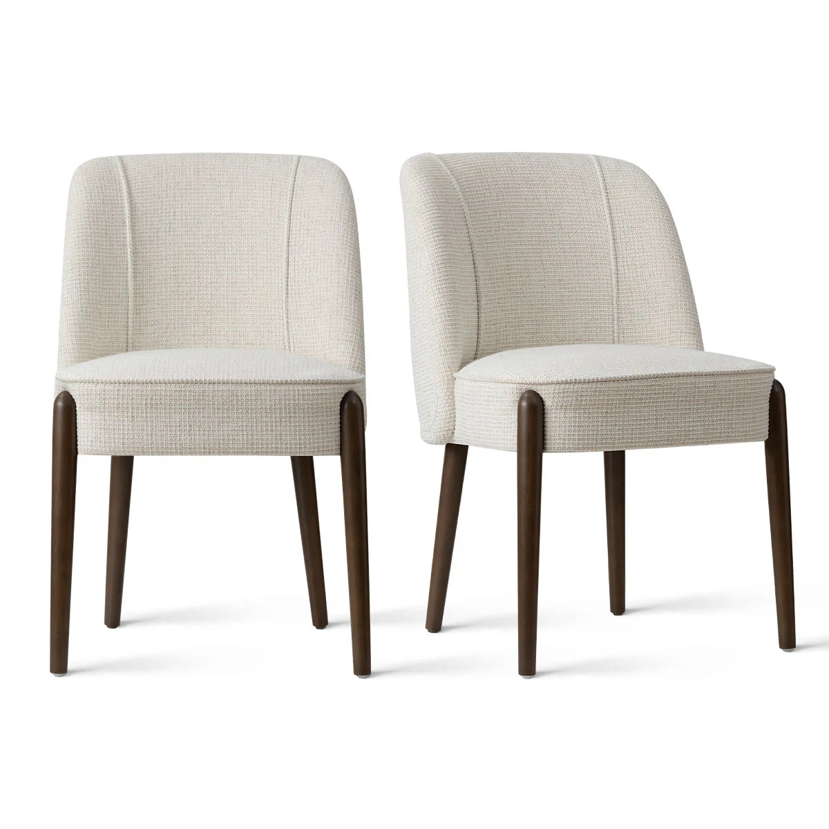 19.5" Seat Height Upholstered Solid Wood Full Back Dining Side Chair | Wayfair North America