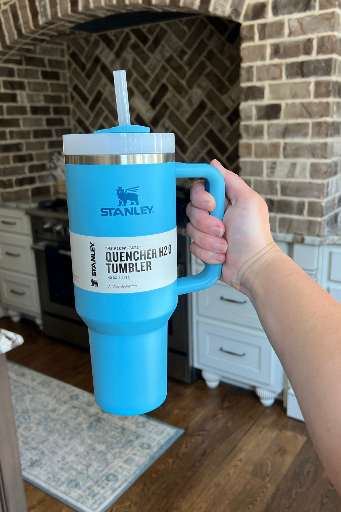STANLEY THE QUENCHER H2.0 FLOWSTATE TUMBLER | 40 OZ POOL BLUE