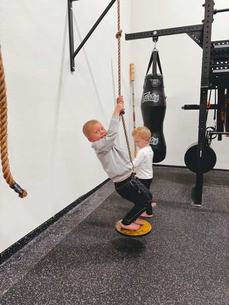 New gym toy for the boys - a climbing rope / rope swing! 

#LTKfamily #LTKkids #LTKhome