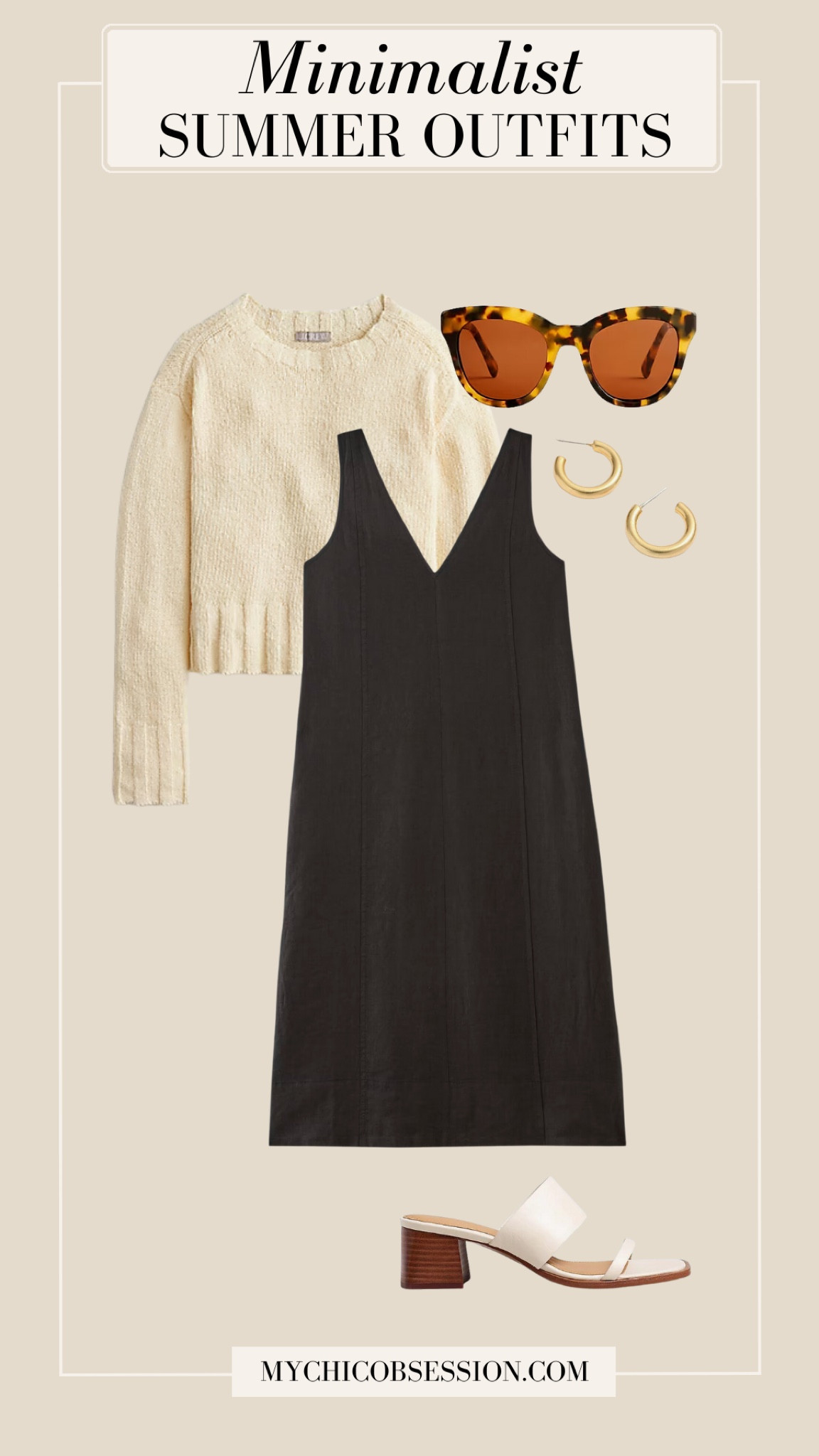 A midi dress is perfect to throw on and go for chic summer style. Accessorize with a sweater tied around your shoulders, gold hoops, tortoiseshell sunglasses, and heels.

#LTKshoecrush #LTKSeasonal #LTKstyletip