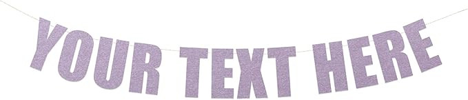 Your Text Here banner - Funny Rude Customize Your Party Banner Signs | Custom Text/Phrase Banner ... | Amazon (US)