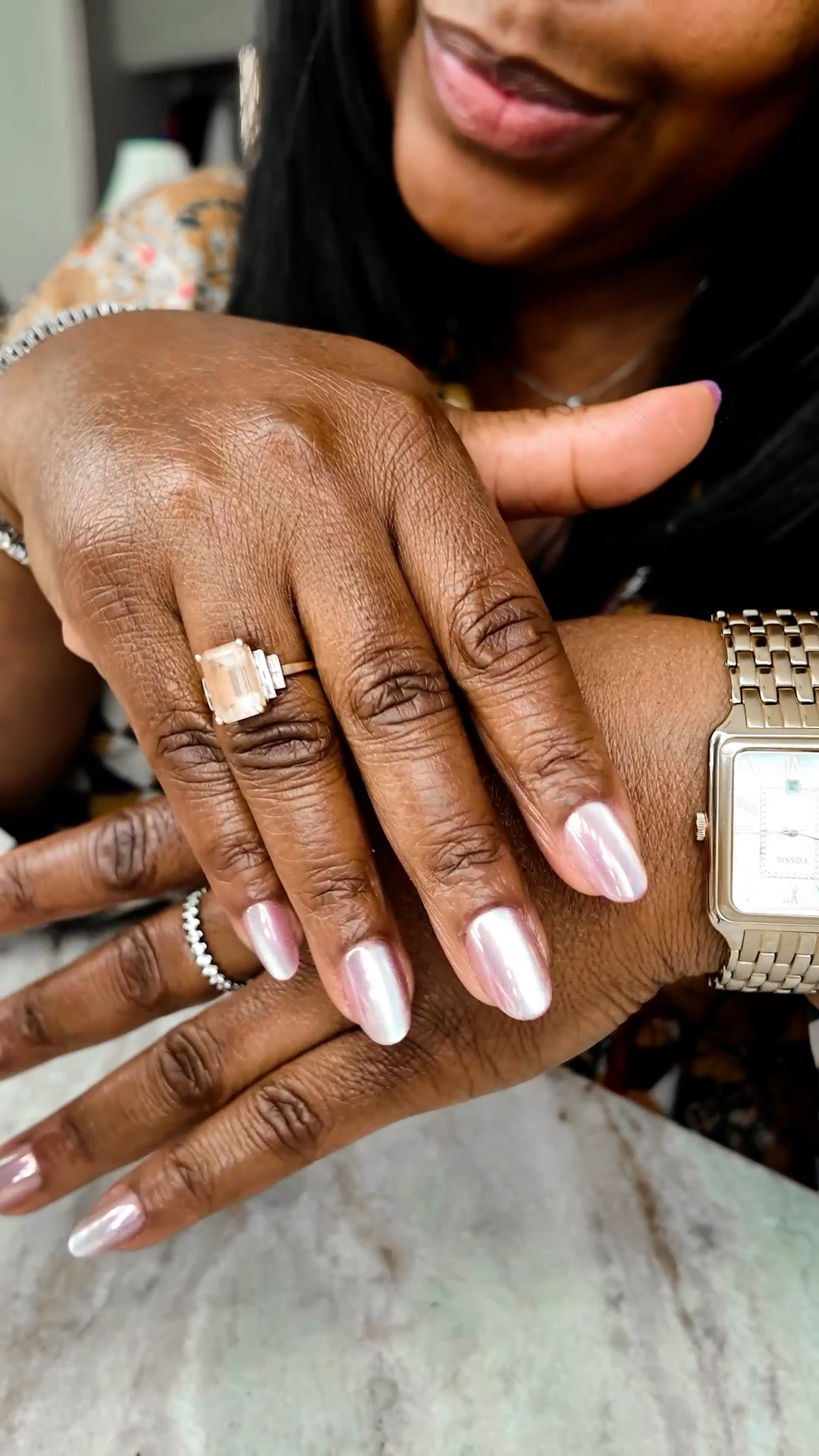 ✨A year ago, I decided to give up all beauty maintenance routines 💸 and started doing as much as I could myself. One of the best upgrades in my self-care routine has been wearing press-on nails. Here’s my process for achieving beautiful, long-lasting nails:

**1. Prep Your Nails**: Start by cleaning your nails. Remove any polish, gently push back your cuticles with a cuticle pusher, and buff your nails to create a smooth surface. It’s essential to remove any debris before moving on, so use an alcohol pad for this step.

*Pro Tip*: Use a nail prep solution to enhance adhesion in the final prep step.

**2. Choose the Right Size**: Select press-on nails that fit your fingers. Try each one on to ensure a good fit. If necessary, file the sides for a better match.

**3. Apply Adhesive**: Apply a small amount of glue to both your natural nail and the press-on nail.

**4. Press and Hold**: Position the press-on nail against your natural nail starting from the cuticle to prevent air bubbles. Press down firmly for about 10-15 seconds to secure it in place.

**5. Finish Up**: After applying all the nails, massage cuticle oil into your cuticles.

I’ve mentioned that I’m on a journey to repair my dry over-40 hands, so incorporating the @lovephilosophy body serum is essential.

#over40andfabulous #over40beauty @opi #nailideas #pressonnails #opiobsessed #nailsathome #chicago #midwestliving #quietluxury #nailinspo #howtodonails