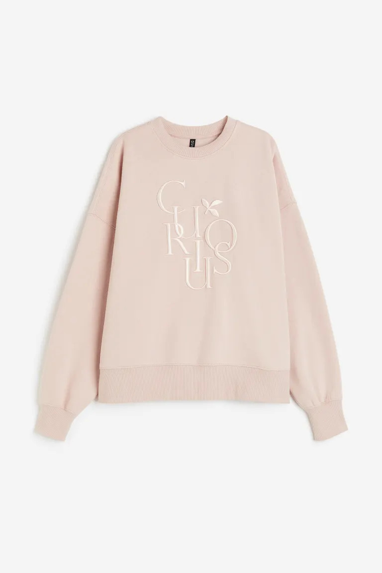Oversized Sweatshirt with Motif | H&M (US + CA)