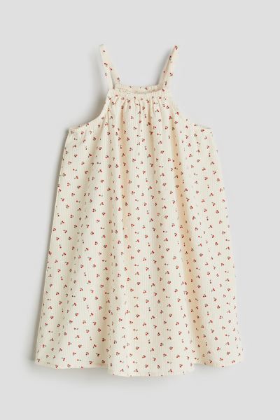 Cotton Dress - Cream/cherries - Kids | H&M US | H&M (US + CA)