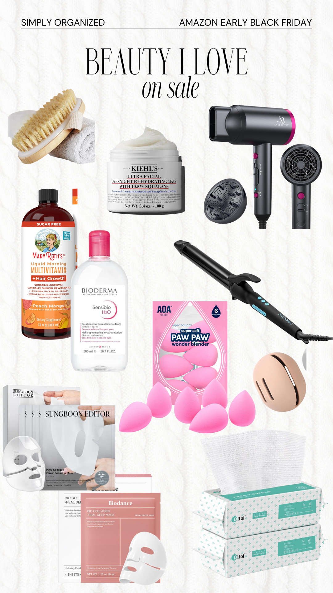 The early black friday sale on Amazon is already amazing! I'm stocking up on my regular beauty items as well as grabbing some for stocking stuffers for my nieces. My hair dryer is the lowest I have ever seen - 50% off and only $19!? Whaaaaa??!! 

 #LTKHoliday #LTKSaleAlert #LTKBeauty