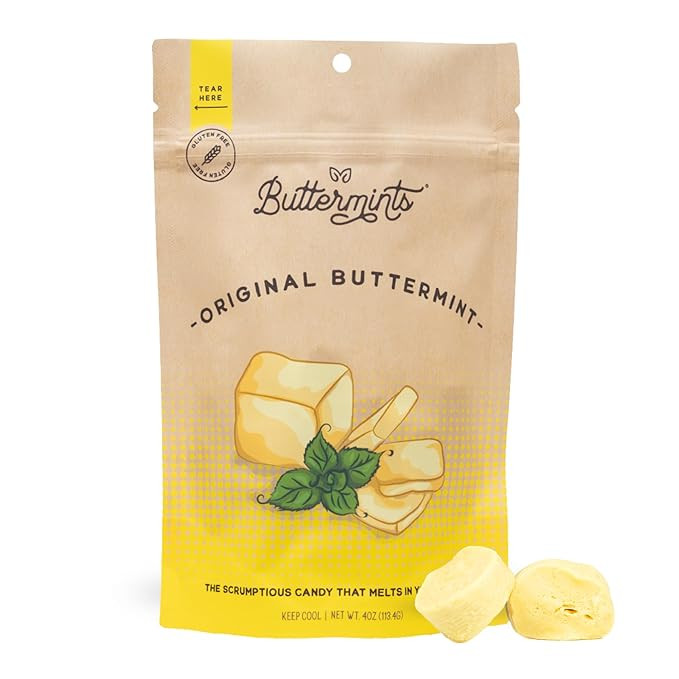 Buttermints Original | Butter Mints Yellow Gold Candy Soft Butter Taste | Unexpectedly Scrumptiou... | Amazon (US)