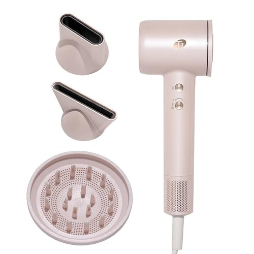 T3 LuxeDry High-Performance Hair Dryer Set with Drying Concentrator, Styling Concentrator & Diffuser Attachments |Fast, Powerful Drying & Styling |for All Hair Types | Amazon (US)