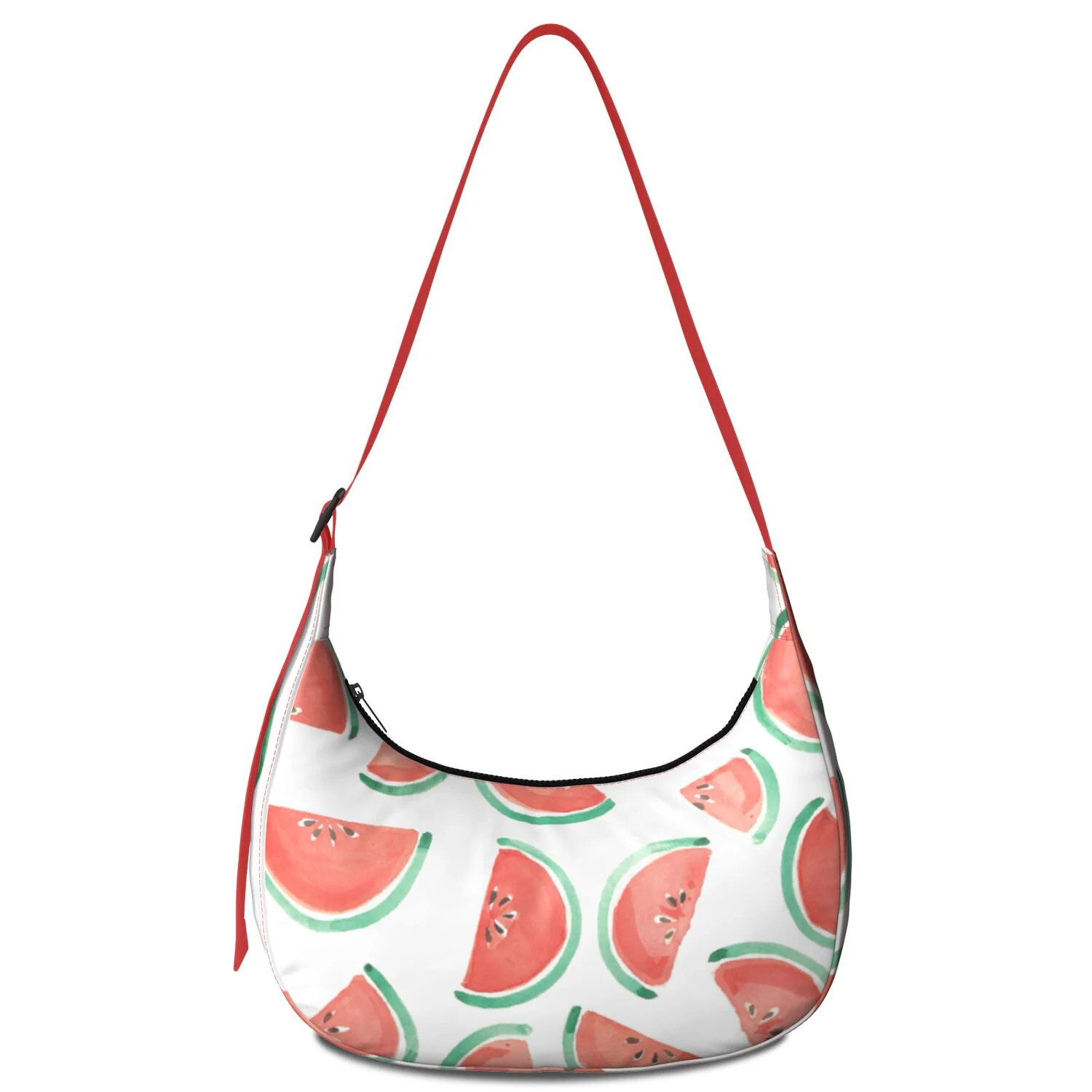 Watermelon Lovers Cute Print Hobo Purse for Women, Summer Fruit Crossbody Tote, Lightweight Water... | Walmart (US)