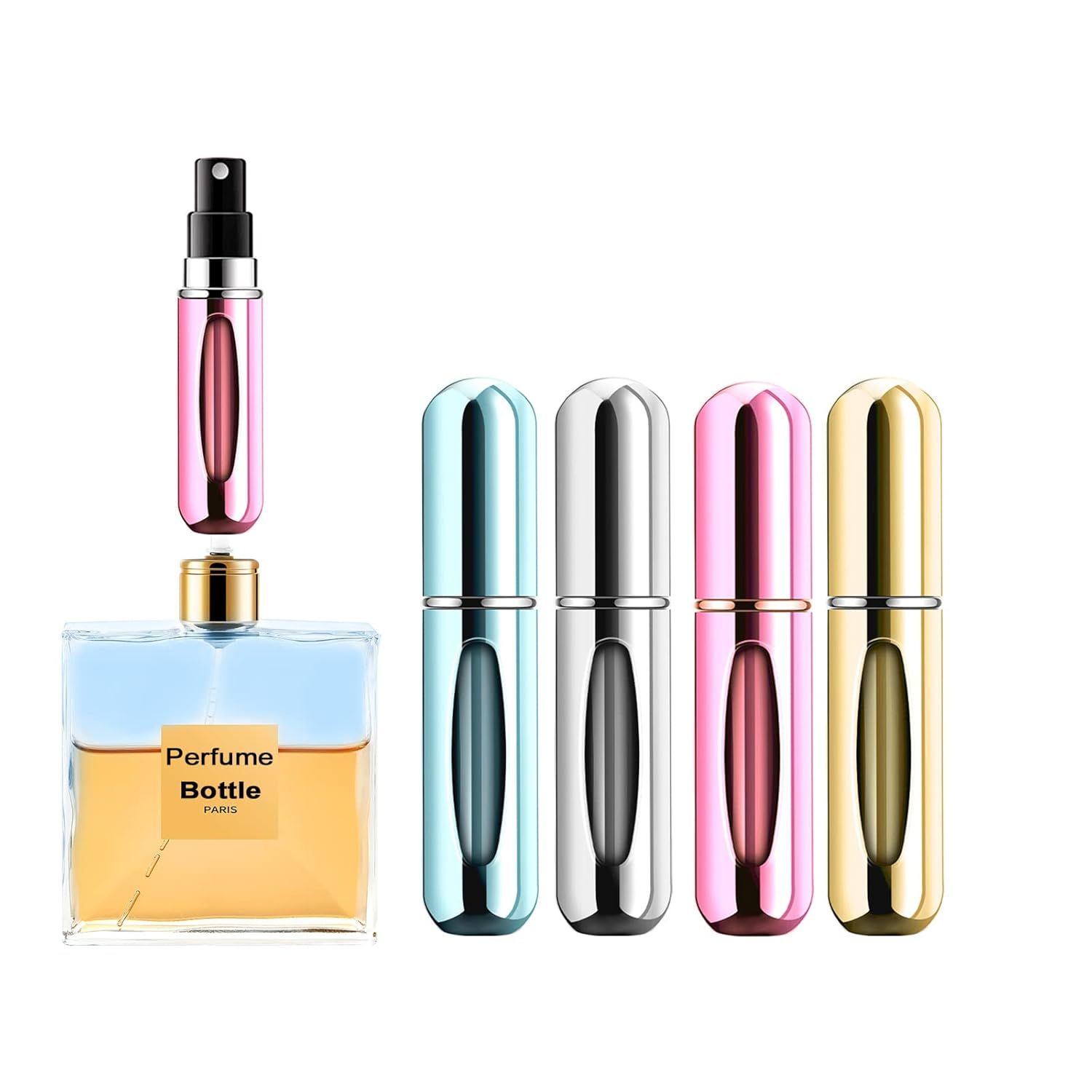 Portable Mini Refillable Perfume, 5ml Atomizer Perfume Bottle, Refillable Perfume Atomizer Perfum... | Amazon (US)