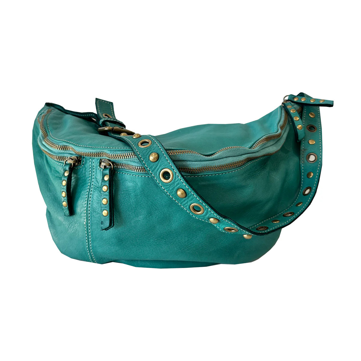 Bella Large Sling in Ultramarine Green | Bolsa Nova Handbags
