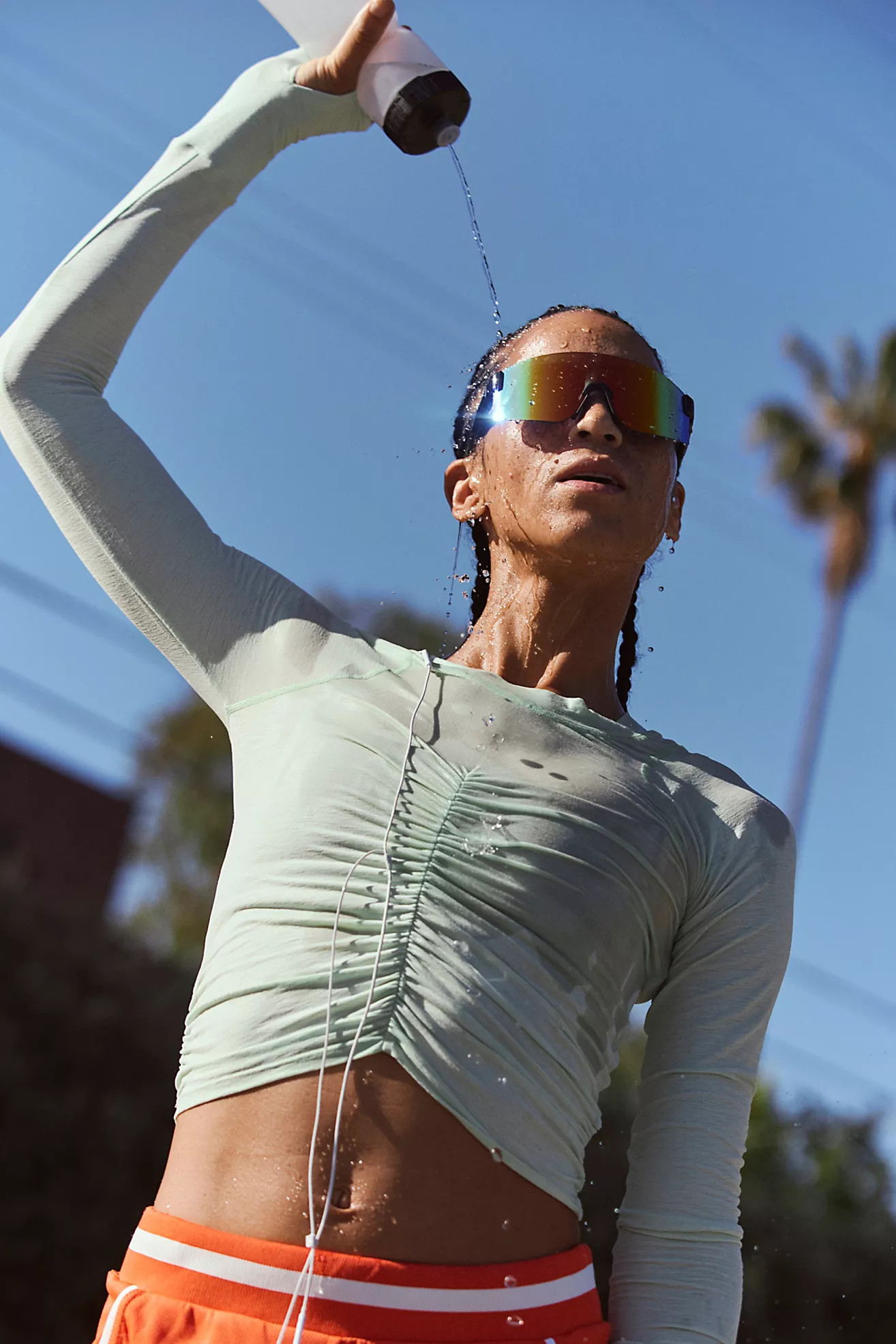 Tempo Ruched Long Sleeve | Free People (Global - UK&FR Excluded)