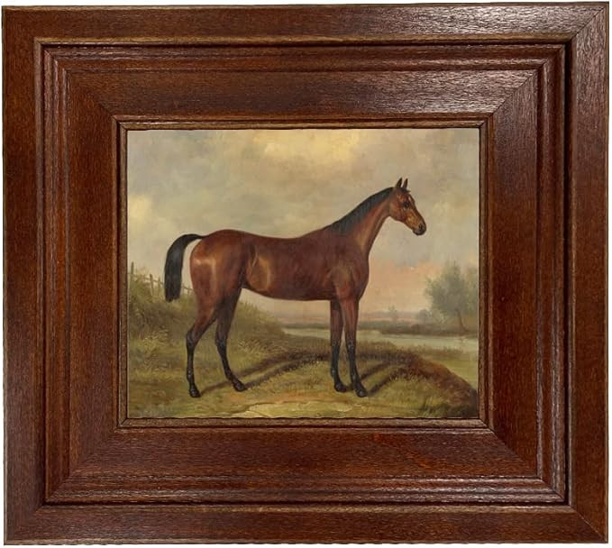 Schooner Bay Co. – William Barraud Hunter in Landscape Oil Painting Print on Canvas in Rustic F... | Amazon (US)