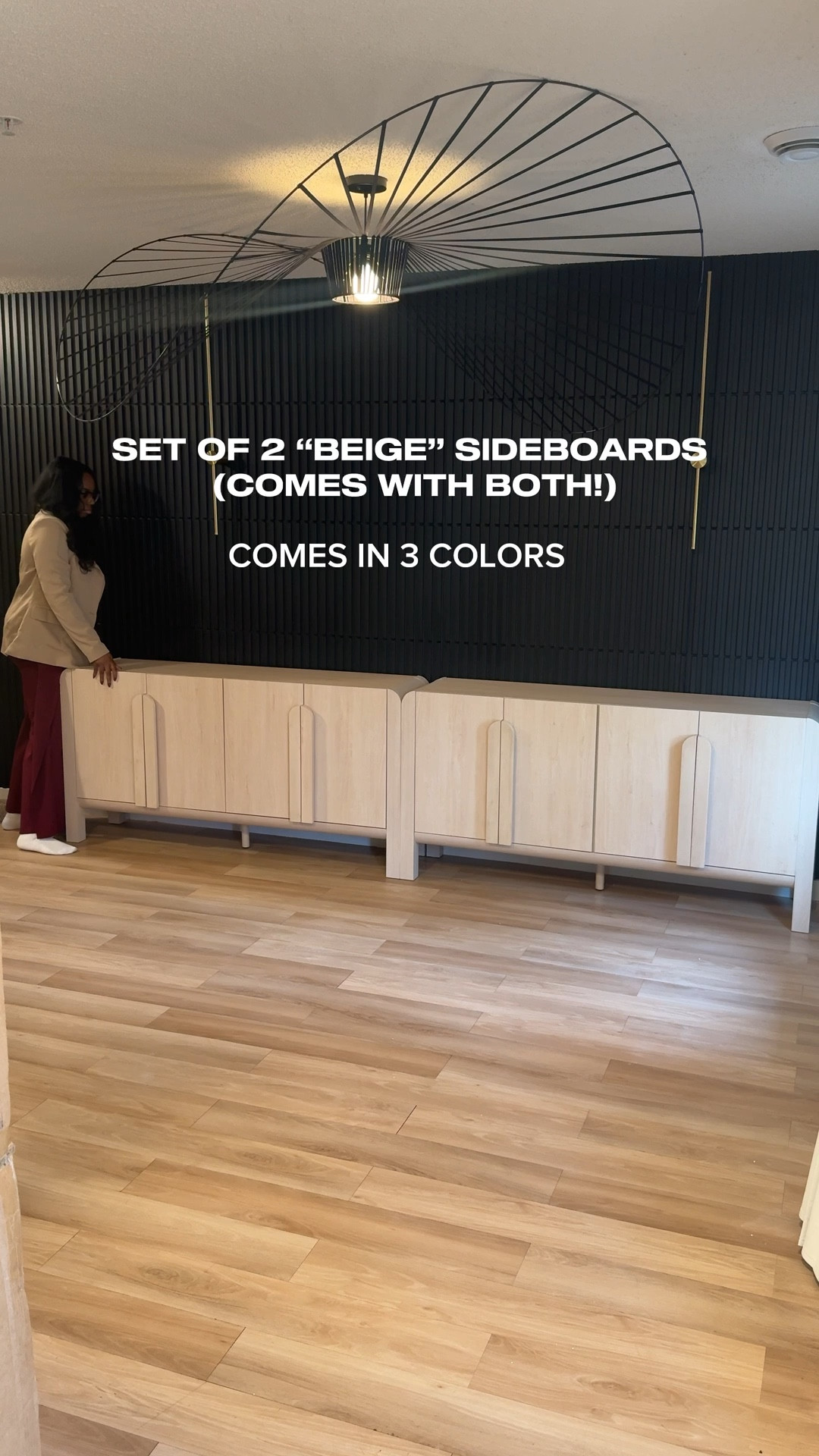 Neutral side board color beige shown here, but there’s two other colors shared below! It comes with BOTH for one large sideboard at a great price. 

#sideboard #console #diningroom #home #diningroomfurniture #storagecabinet 




#LTKHome