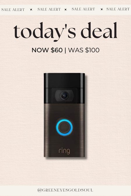 Amazon spring sale! Ring door camera was $100 now $60 🩷 
Ring, doorbell, home 

#LTKsalealert #LTKfindsunder100 #LTKhome