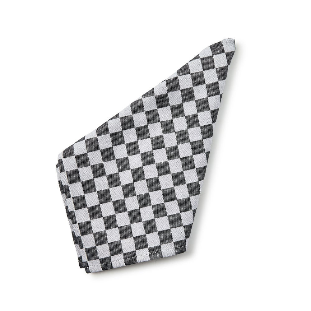 Black Check Napkin, Set of 4 | MacKenzie-Childs