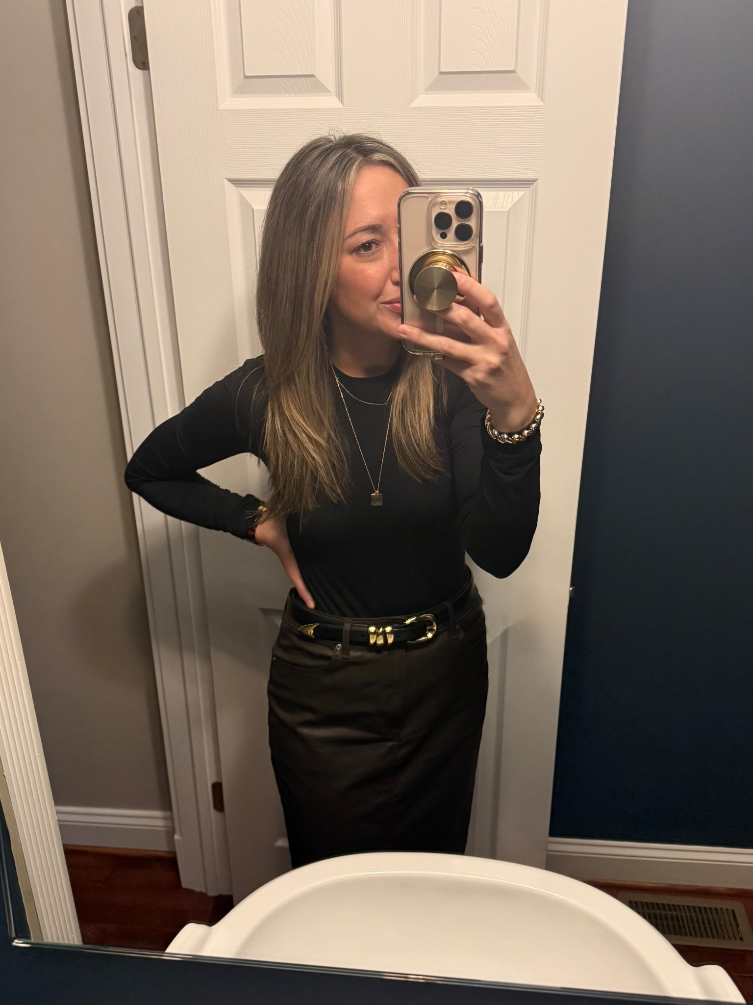 Wearing winter, waiting for spring. Skirt is from Loft but no longer available  

#ootd #9to5
@Tiny Tags 

#LTKWorkwear #LTKOver40 #LTKootd