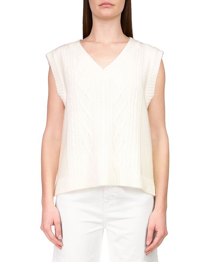 Cozy Cable Knit Sweater Vest | Bloomingdale's (US)